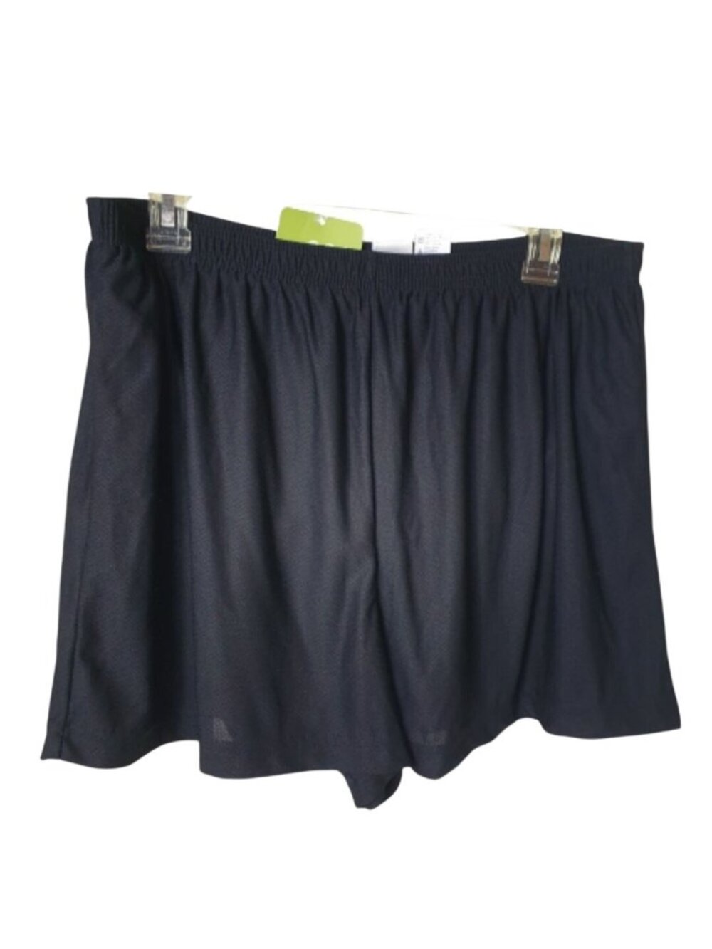 Prospirit Womens XL Athletic Shorts Black Mesh Running Lined Sporty Active NEW